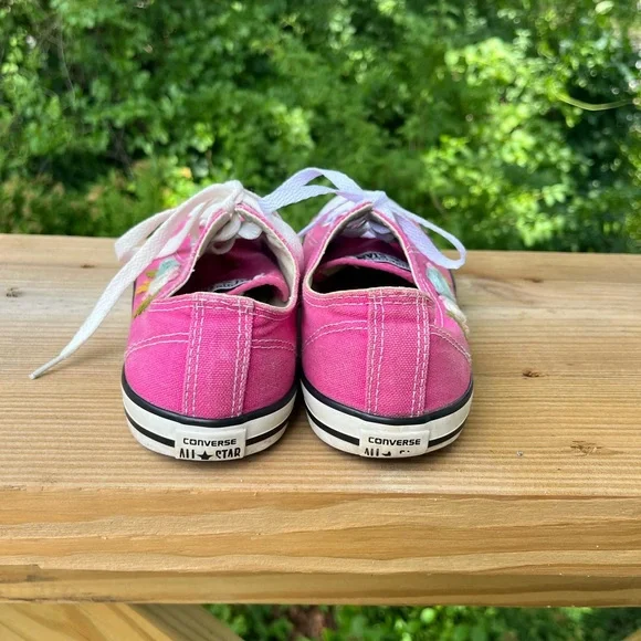 Converse embroidered pink sneakers - Picture 3 of 5